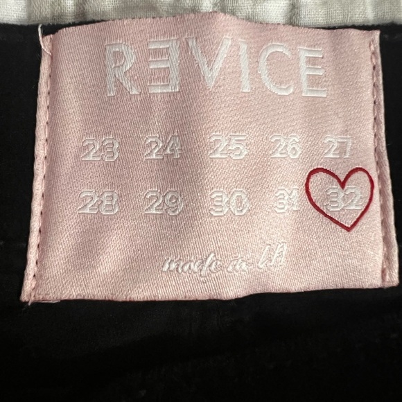 NEW Revice Sweet Talker Flare Pants Velvet High Rise Boho Retro 70s Black Sz 32 - Picture 3 of 6